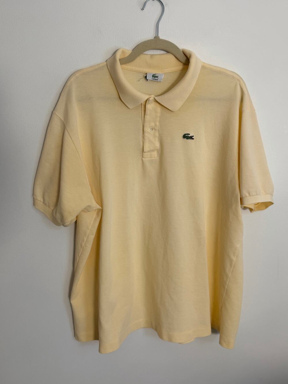 Lacoste Light Yellow Men's Polo size xxl